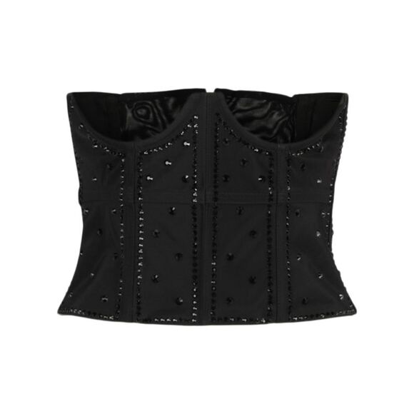 Gucci Sequin Embroidered Corset Top